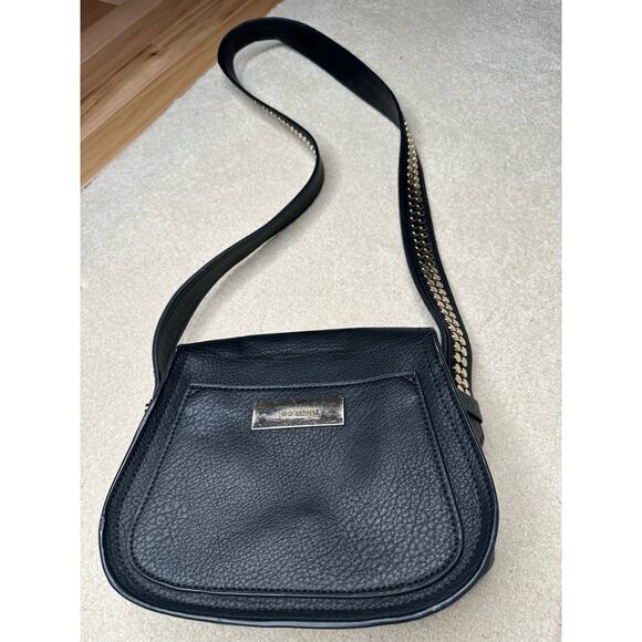 Steve Madden: Black Riveted Crossbody Bag - Picture 9 of 16